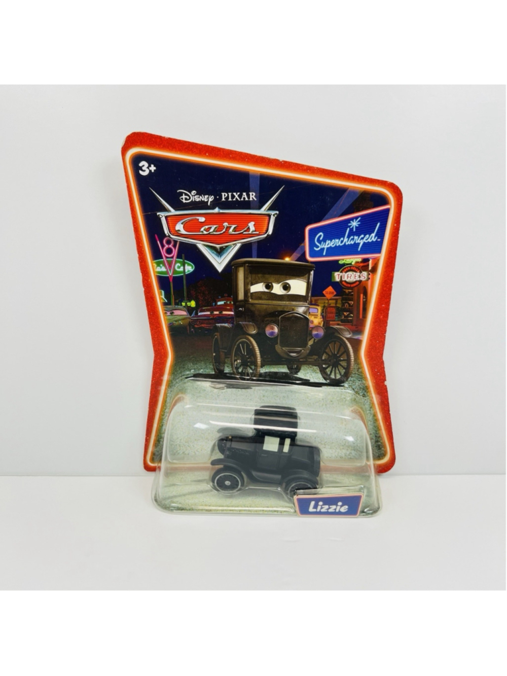Disney Pixar Cars - LIZZIE [Ford Model T] Supercharged 2007 - 1:55 Diecast